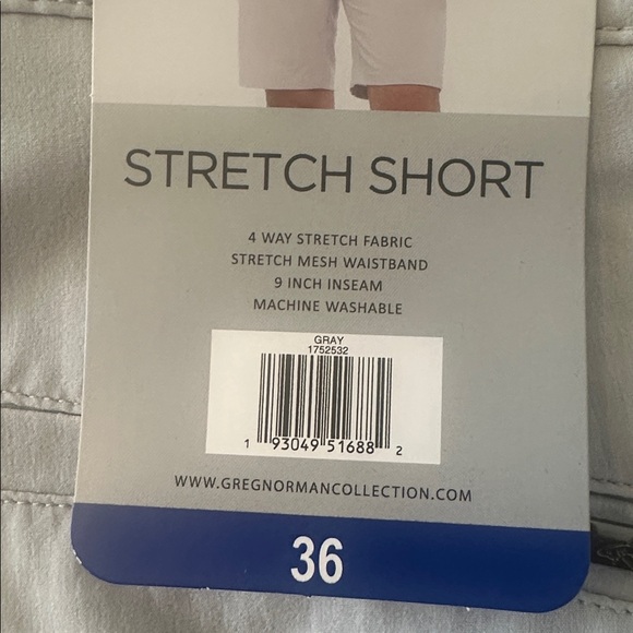 Greg Norman Stretch Shorts New with tag, 36 - Picture 4 of 4
